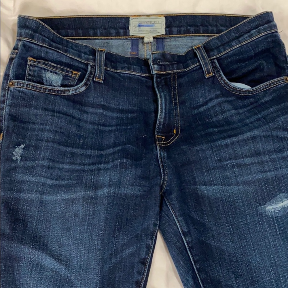 ❌SOLD🚫CURRENT/ELLIOT distressed boyfriend jeans
